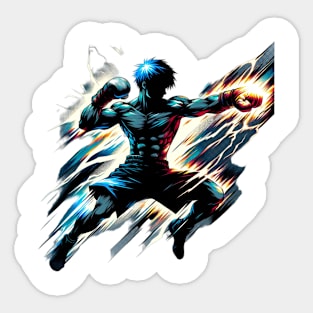 Anime martial Arts Sticker